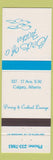 Matchbook Cover - Birds of a Feather Calgary AB