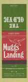 Matchbook Cover - Old Vic Mugg's Landing Toronto ON
