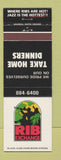 Matchbook Cover - Rib Exchange