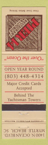 Matchbook Cover - Pier 14 Restaurant Myrtle Beach SC