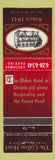 Matchbook Cover - Collins Hotel Dudas ON