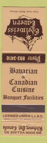 Matchbook Cover - Edelweiss Tavern Kitchener ON WEAR