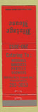 Matchbook Cover - Vintage House Fraser MI