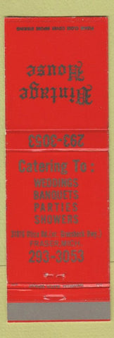 Matchbook Cover - Vintage House Fraser MI
