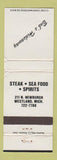 Matchbook Cover - Bob's Hideaway Westland MI WEAR