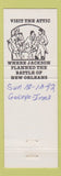 Matchbook Cover - Maspero's Exchange New Orleans LA