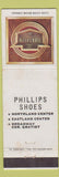 Matchbook Cover - Florsheim Shoes Phillips Shoes St Louis WEAR