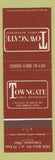 Matchbook Cover - Towngate Family Restaurant Columbus OH
