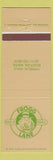 Matchbook Cover - Frogg Lane Bar frog Boston MA