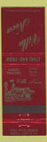 Matchbook Cover - Villa Nova Newport Beach CA