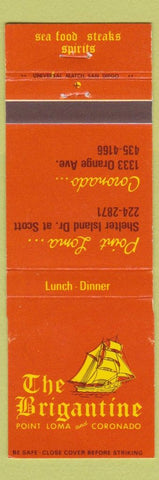 Matchbook Cover - Brigantine Point Loma Coronado CA