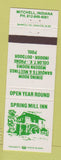 Matchbook Cover - Spring Mill Inn Mitchell IN