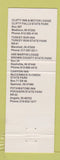 Matchbook Cover - Spring Mill Inn Mitchell IN