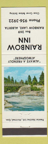 Matchbook Cover - Rainbow Inn Rainbow Lake AB