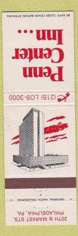 Matchbook Cover - Penn Center Inn Philadelphia PA
