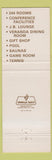 Matchbook Cover - Fort Magruder Inn Williamsburg VA