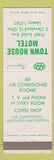 Matchbook Cover - Town House Motel East Cleveland OH