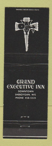 Matchbook Cover - Grand Executive Inn Sheboygan WI