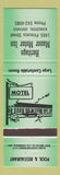 Matchbook Cover - Heritage Manor Motor Inn Kingston ON