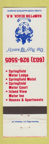 Matchbook Cover - Roy Family Hampton Beach NH