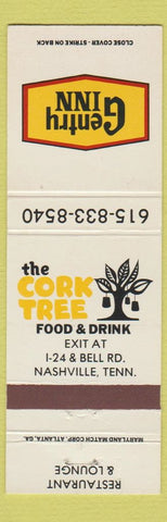 Matchbook Cover - Cgentry Inn Restaurant Nashville TN