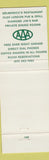 Matchbook Cover - Lenox Hotel Boston MA