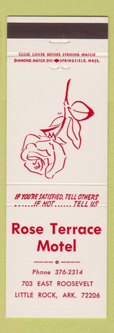 Matchbook Cover - Rose Terrace Motel Little Rock AR