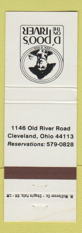 Matchbook Cover - D Poo's on the River Cleveland OH