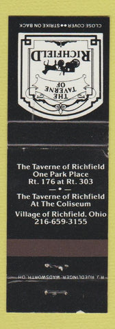 Matchbook Cover - Taverne of Richfield OH