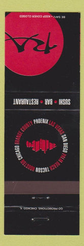 Matchbook Cover - RA Sushi Bar Restaurant