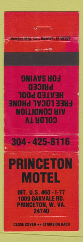 Matchbook Cover - Princeton Motel WV WEAR