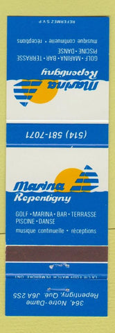 Matchbook Cover - Marina Repentigny QC