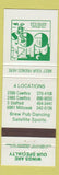 Matchbook Cover - CC's Mississauga ON