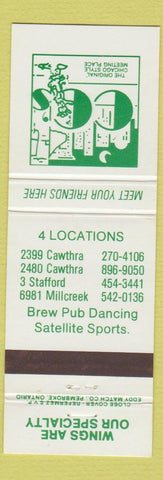 Matchbook Cover - CC's Mississauga ON
