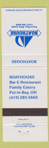 Matchbook Cover - Boathouse Put In Bay OH