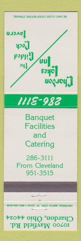 Matchbook Cover - Chardon Lakes Inn Gilded Cock Chardon OH