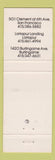 Matchbook Cover - Firehouse BBQ San Francisco CA Burlingame Larkspur