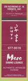 Matchbook Cover - Masa Restaurant Japanese Toronto ON