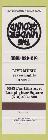 Matchbook Cover - Under Ground Lamplighter Square