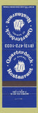 Matchbook Cover - Quarterdeck Restaurant Sanibel FL