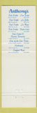 Matchbook Cover - Anthony's Fish Grotto San Diego CA