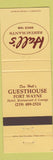 Matchbook Cover - Hall's Restaurants Fort Wayne IN