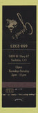 Matchbook Cover - Gabriel's Sedalia Colorado