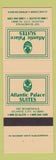 Matchbook Cover - Atlantic Palace Suites Atlantic City NJ