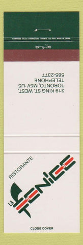 Matchbook Cover - Ristorante La Feniee Toronto ON