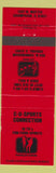Matchbook Cover - CU Sports Connection Urbana IL Champaign IL red