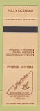 Matchbook Cover - Whistler's Restaurant Toronto ON