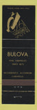 Matchbook Cover - Bulova Watches 1975