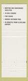 Matchbook Cover - Sawmill Creek Resort Huron OH