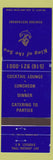 Matchbook Cover - King of the Sea Restaurant Syosset NY